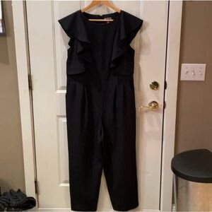 Chelsea28 black dressy romper size 14